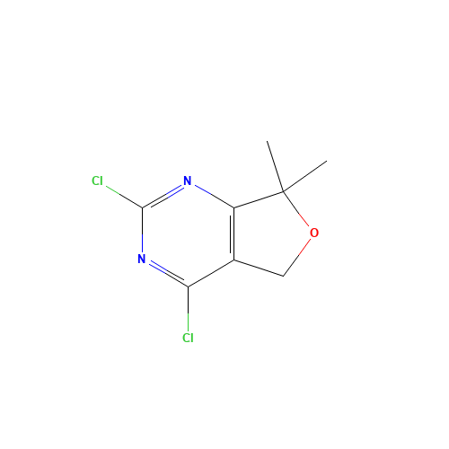 2,4-dichloro-7,7-dimethyl-5H-furo[3,4-d]pyrimidine (CAS: 1260088-72-9) - Related Chemical Product