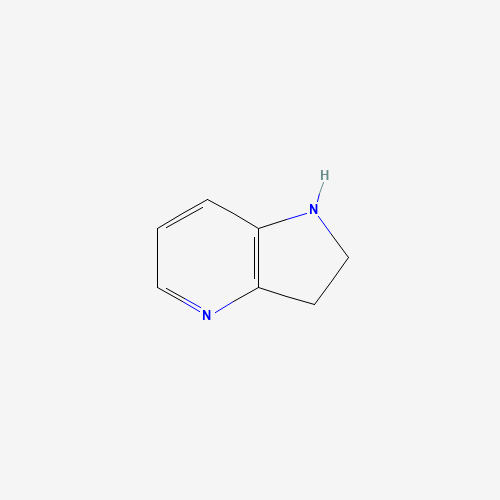 2,3-dihydro-1H-pyrrolo[3,2-b]pyridine (CAS: 1211540-79-2) - Chemical Structure and Molecular Formula 