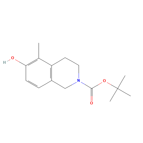 tert-butyl 6-hydroxy-5-methyl-3,4-dihydro-1H-isoquinoline-2-carboxylate (CAS: 1165923-89-6) - Related Chemical Product