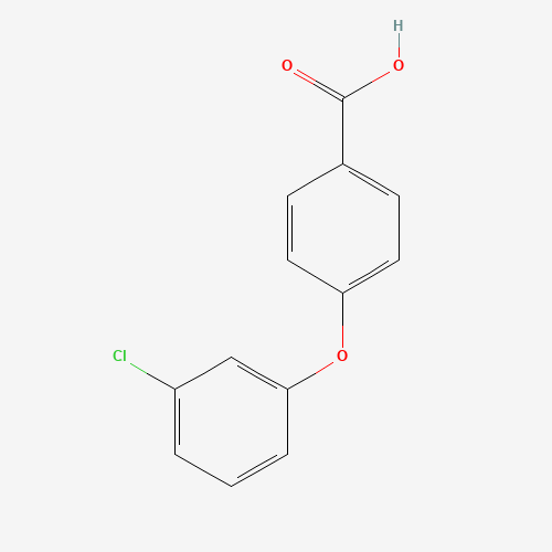 4-(3-chlorophenoxy)benzoic acid (CAS: 1145-58-0) - Chemical Structure and Molecular Formula 