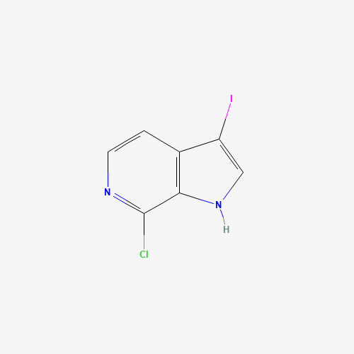 7-chloro-3-iodo-1H-pyrrolo[2,3-c]pyridine (CAS: 1190314-63-6) - Related Chemical Product