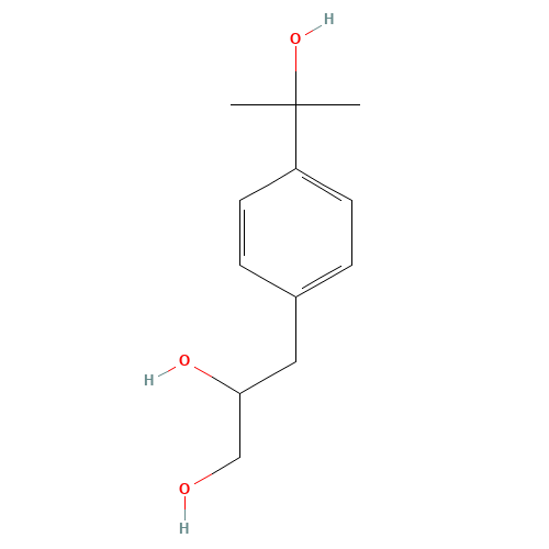 3-[4-(2-hydroxypropan-2-yl)phenyl]propane-1,2-diol (CAS: 1093878-06-8) - Related Chemical Product