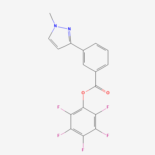 (2,3,4,5,6-pentafluorophenyl) 3-(1-methylpyrazol-3-yl)benzoate (CAS: 910037-11-5) - Related Chemical Product