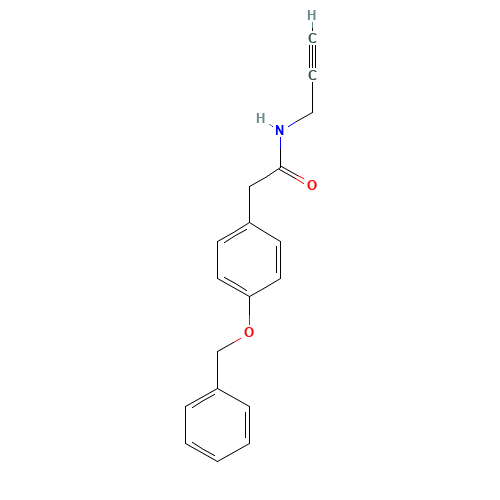 2-(4-phenylmethoxyphenyl)-N-prop-2-ynylacetamide (CAS: 865233-91-6) - Related Chemical Product