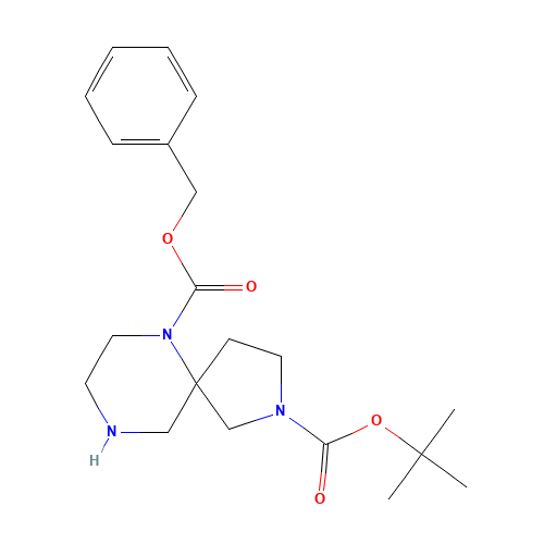 6-O-benzyl 2-O-tert-butyl 2,6,9-triazaspiro[4.5]decane-2,6-dicarboxylate (CAS: 1160247-10-8) - Related Chemical Product