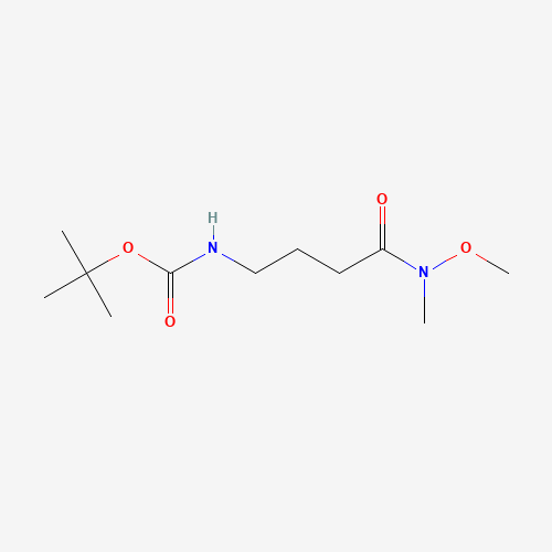 tert-butyl N-[4-[methoxy(methyl)amino]-4-oxobutyl]carbamate (CAS: 227751-84-0) - Related Chemical Product