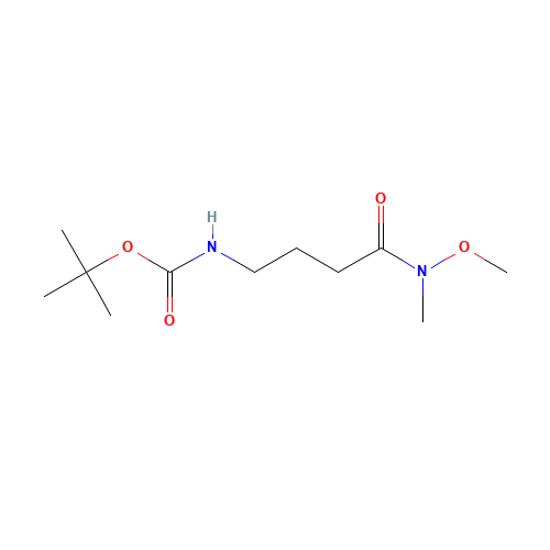 tert-butyl N-[4-[methoxy(methyl)amino]-4-oxobutyl]carbamate (CAS: 227751-84-0) - Related Chemical Product