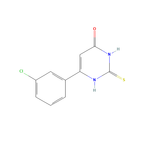 6-(3-chlorophenyl)-2-sulfanylidene-1H-pyrimidin-4-one (CAS: 36309-40-7) - Related Chemical Product