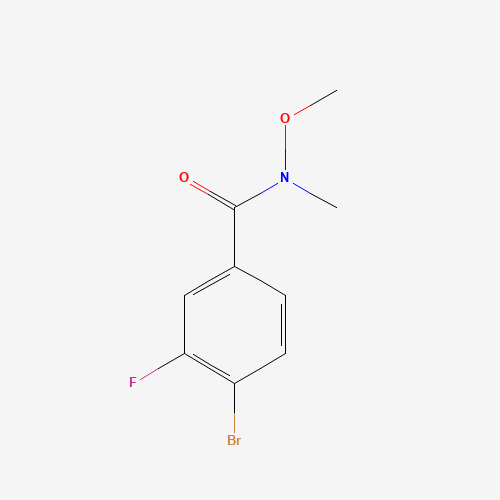 4-bromo-3-fluoro-N-methoxy-N-methylbenzamide (CAS: 343564-56-7) - Related Chemical Product