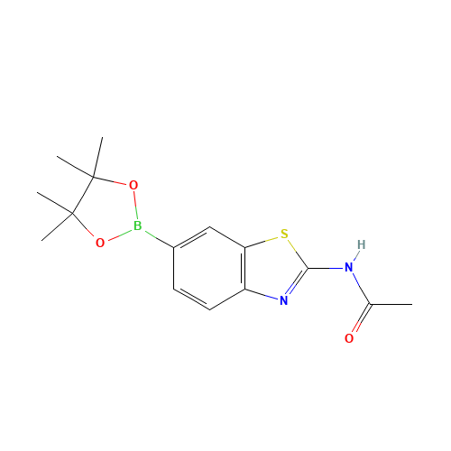 N-[6-(4,4,5,5-tetramethyl-1,3,2-dioxaborolan-2-yl)-1,3-benzothiazol-2-yl]acetamide (CAS: 885069-14-7) - Related Chemical Product