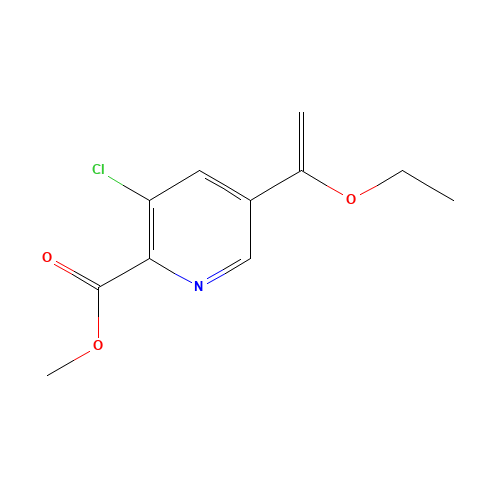 methyl 3-chloro-5-(1-ethoxyethenyl)pyridine-2-carboxylate (CAS: 1425843-14-6) - Related Chemical Product