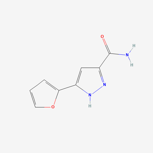 5-(furan-2-yl)-1H-pyrazole-3-carboxamide (CAS: 857283-79-5) - Related Chemical Product