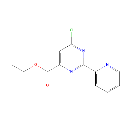 ethyl 6-chloro-2-pyridin-2-ylpyrimidine-4-carboxylate (CAS: 1240597-44-7) - Related Chemical Product