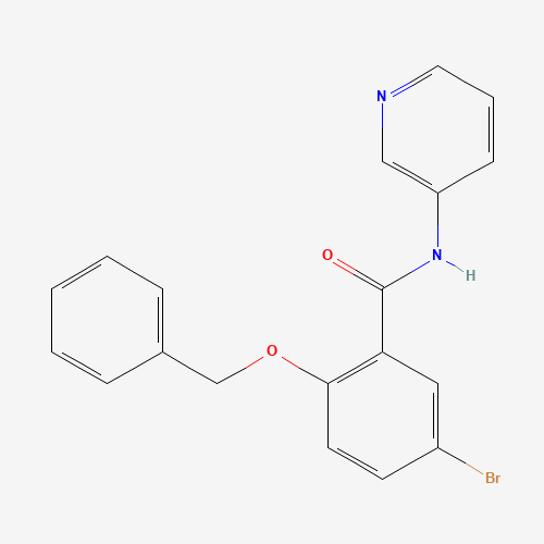5-bromo-2-phenylmethoxy-N-pyridin-3-ylbenzamide (CAS: 1285513-32-7) - Related Chemical Product
