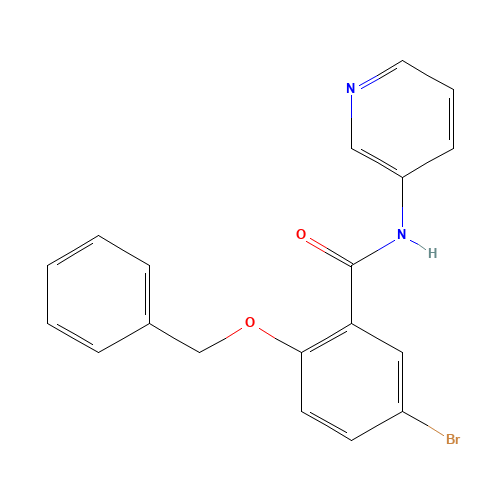 5-bromo-2-phenylmethoxy-N-pyridin-3-ylbenzamide (CAS: 1285513-32-7) - Related Chemical Product