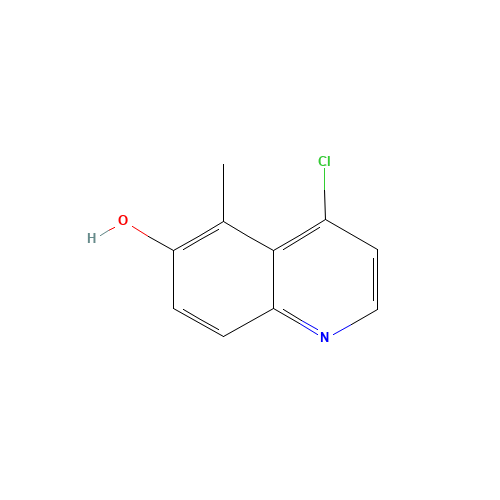 4-chloro-5-methylquinolin-6-ol (CAS: 1445651-40-0) - Chemical Structure and Molecular Formula 