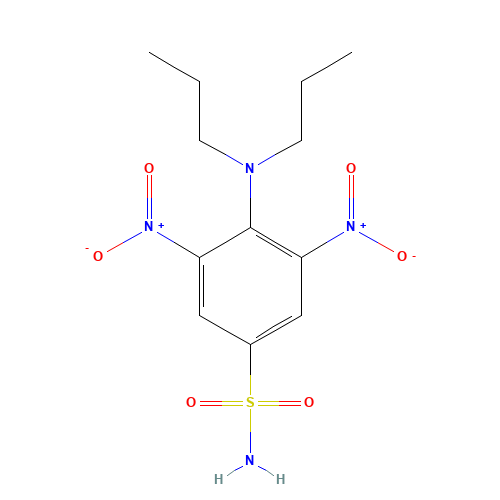 4-(dipropylamino)-3,5-dinitrobenzenesulfonamide (CAS: 19044-88-3) - Related Chemical Product