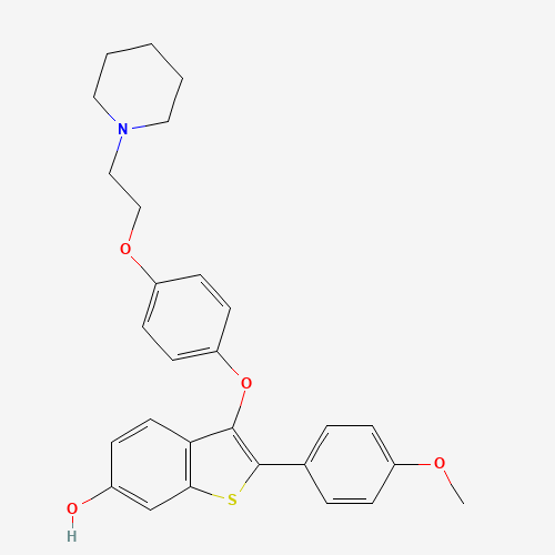 2-(4-methoxyphenyl)-3-[4-(2-piperidin-1-ylethoxy)phenoxy]-1-benzothiophen-6-ol (CAS: 182133-25-1) - Related Chemical Product