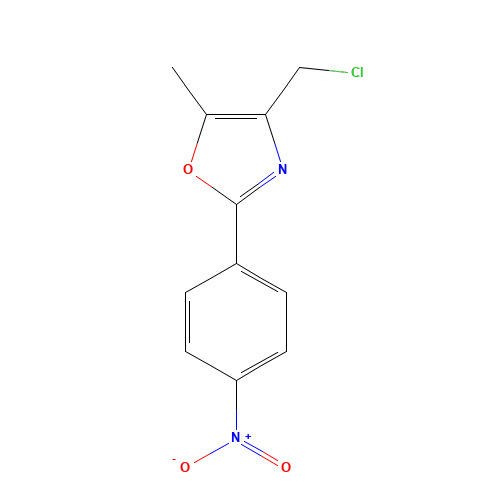 4-(chloromethyl)-5-methyl-2-(4-nitrophenyl)-1,3-oxazole (CAS: 907200-67-3) - Related Chemical Product