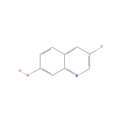 3-fluoro-1H-quinolin-7-one (CAS: 288384-55-4) - Chemical Structure and Molecular Formula 