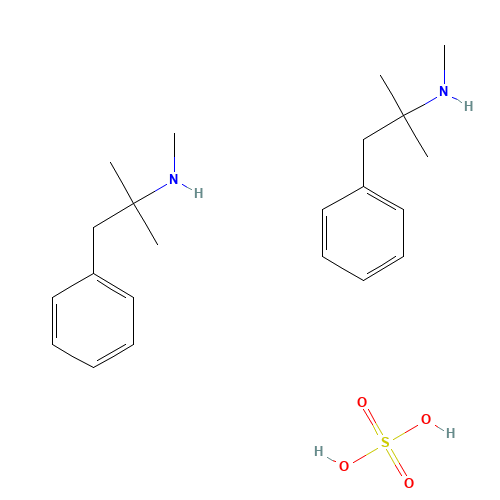 N,2-dimethyl-1-phenylpropan-2-amine;sulfuric acid (CAS: 1212-72-2) - Related Chemical Product