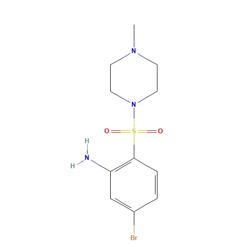 5-bromo-2-(4-methylpiperazin-1-yl)sulfonylaniline (CAS: 13723-58-5) - Related Chemical Product
