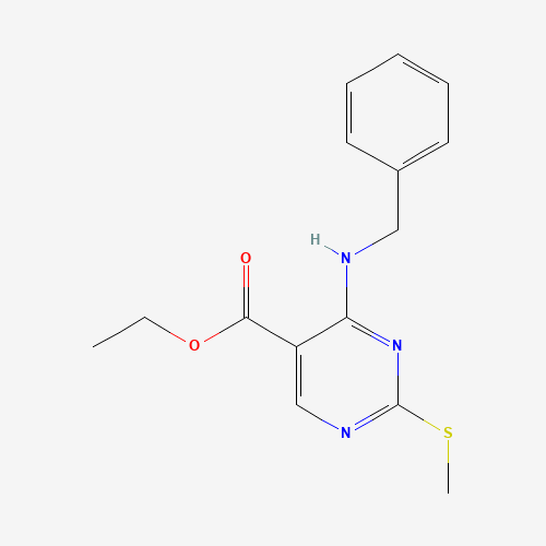 ethyl 4-(benzylamino)-2-methylsulfanylpyrimidine-5-carboxylate (CAS: 100973-67-9) - Related Chemical Product