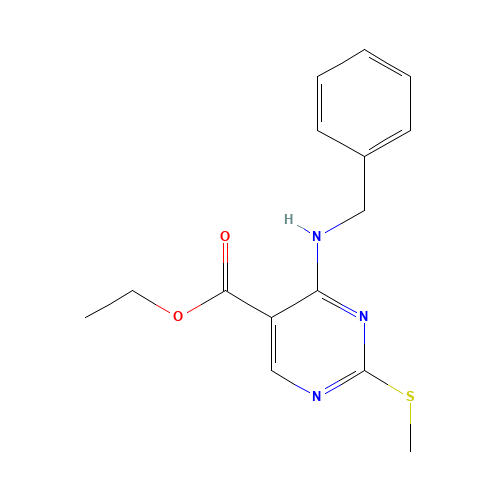 ethyl 4-(benzylamino)-2-methylsulfanylpyrimidine-5-carboxylate (CAS: 100973-67-9) - Related Chemical Product