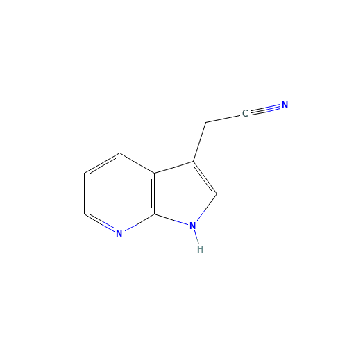 2-(2-methyl-1H-pyrrolo[2,3-b]pyridin-3-yl)acetonitrile (CAS: 4414-86-2) - Related Chemical Product