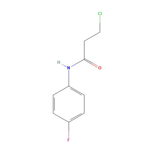 3-chloro-N-(4-fluorophenyl)propanamide (CAS: 56767-37-4) - Related Chemical Product