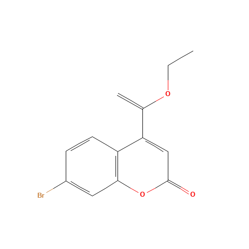 7-bromo-4-(1-ethoxyethenyl)chromen-2-one (CAS: 179113-76-9) - Related Chemical Product
