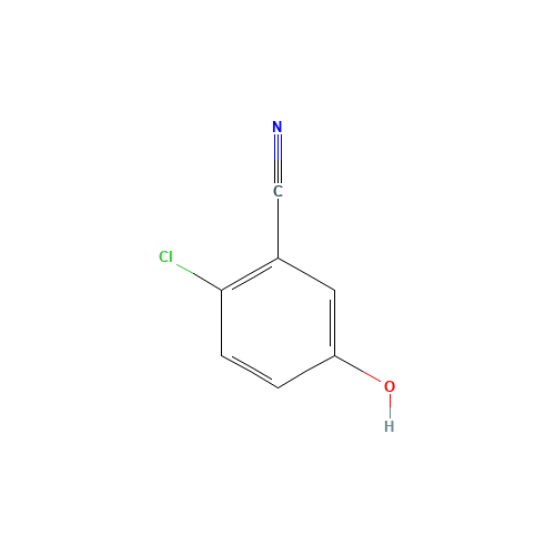 2-chloro-5-hydroxybenzonitrile (CAS: 188774-56-3) - Chemical Structure and Molecular Formula 