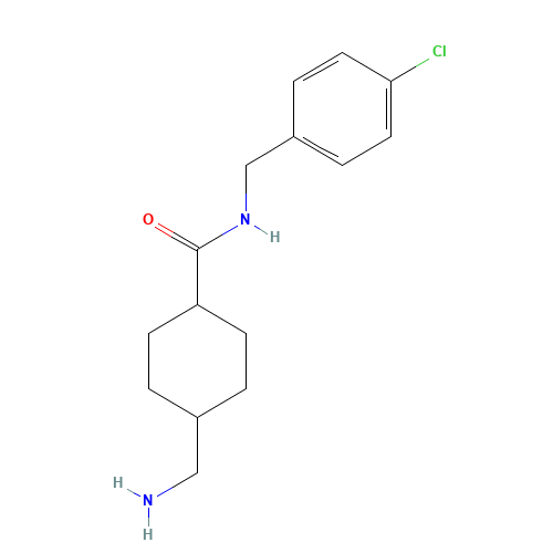 4-(aminomethyl)-N-[(4-chlorophenyl)methyl]cyclohexane-1-carboxamide (CAS: 271591-79-8) - Related Chemical Product