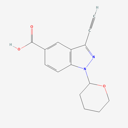 3-ethynyl-1-(oxan-2-yl)indazole-5-carboxylic acid (CAS: 1383706-39-5) - Related Chemical Product