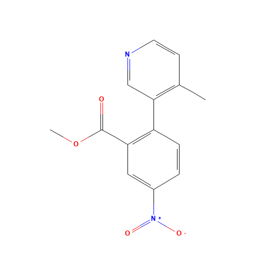methyl 2-(4-methylpyridin-3-yl)-5-nitrobenzoate (CAS: 1357094-75-7) - Related Chemical Product