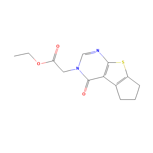 ethyl 2-(1-oxo-7,8-dihydro-6H-cyclopenta[2,3]thieno[2,4-d]pyrimidin-2-yl)acetate (CAS: 433702-79-5) - Related Chemical Product