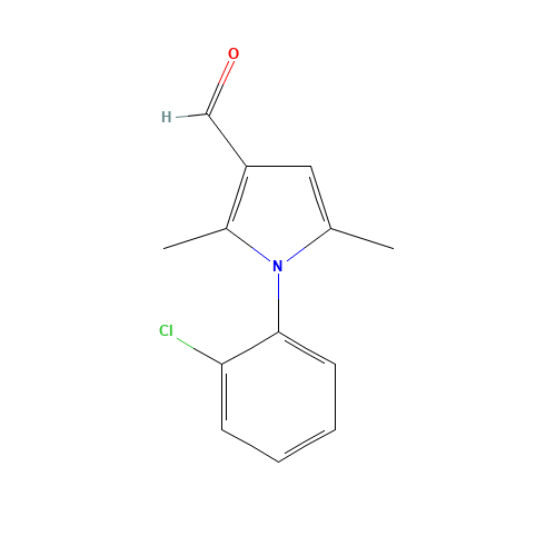 1-(2-chlorophenyl)-2,5-dimethylpyrrole-3-carbaldehyde (CAS: 119673-49-3) - Related Chemical Product