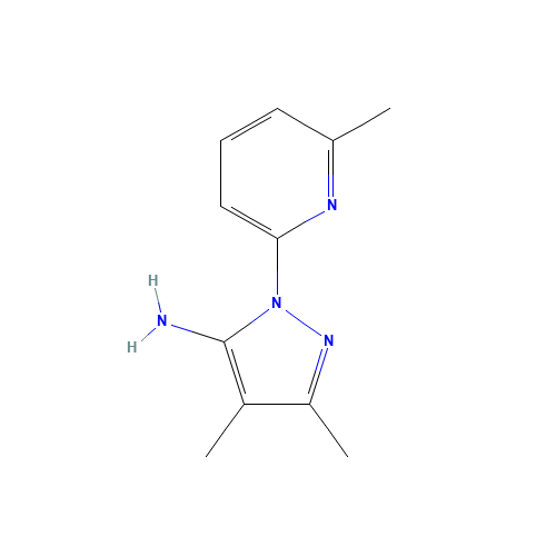 4,5-dimethyl-2-(6-methylpyridin-2-yl)pyrazol-3-amine (CAS: 1335140-82-3) - Related Chemical Product