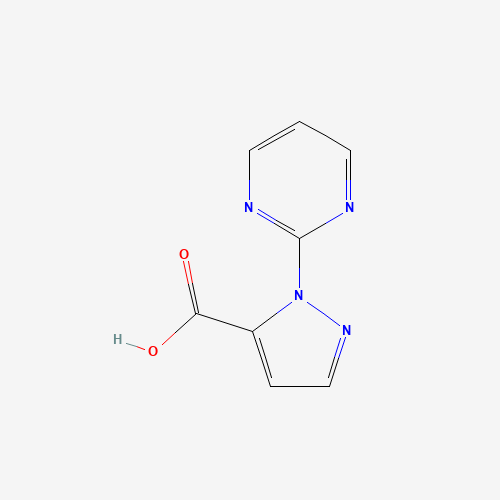 2-pyrimidin-2-ylpyrazole-3-carboxylic acid (CAS: 1448310-20-0) - Related Chemical Product
