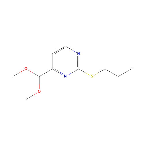 4-(dimethoxymethyl)-2-propylsulfanylpyrimidine (CAS: 193747-11-4) - Related Chemical Product