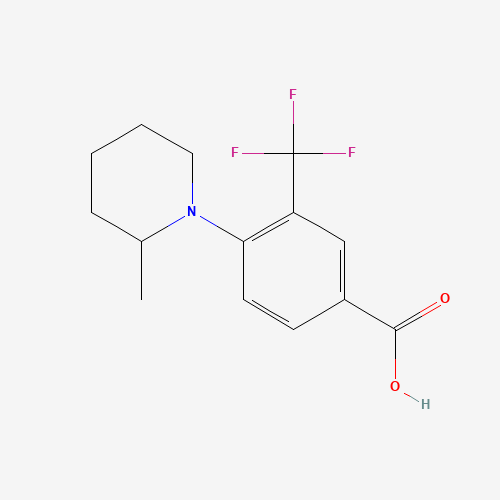 4-(2-methylpiperidin-1-yl)-3-(trifluoromethyl)benzoic acid (CAS: 1140461-91-1) - Related Chemical Product