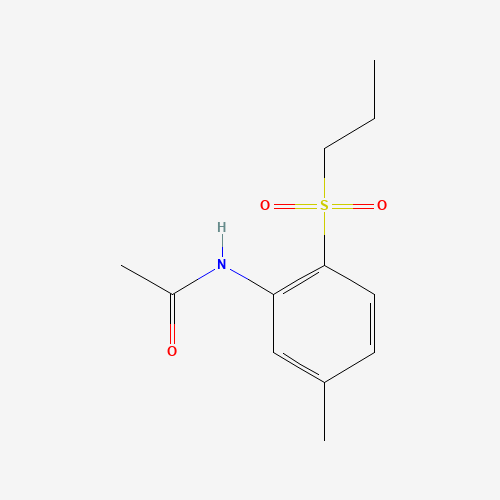 N-(5-methyl-2-propylsulfonylphenyl)acetamide (CAS: 1240288-72-5) - Related Chemical Product