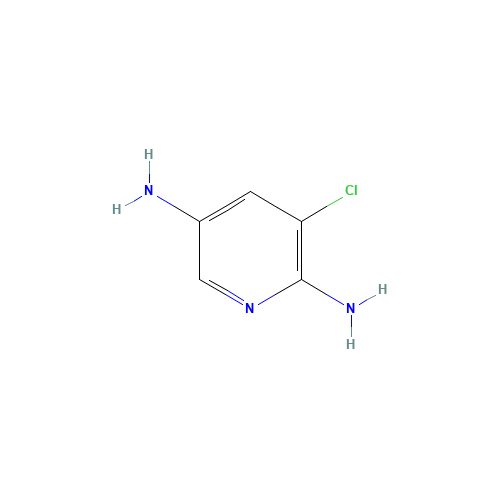 3-chloropyridine-2,5-diamine (CAS: 813425-48-8) - Chemical Structure and Molecular Formula 