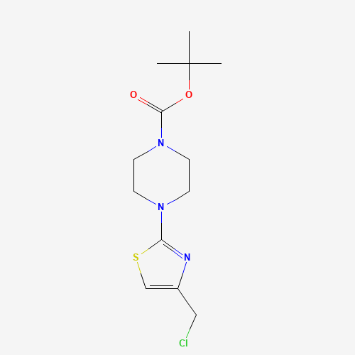 tert-butyl 4-[4-(chloromethyl)-1,3-thiazol-2-yl]piperazine-1-carboxylate (CAS: 294622-51-8) - Related Chemical Product