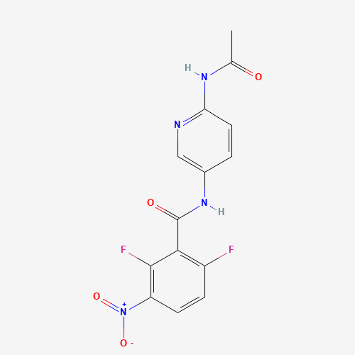 N-(6-acetamidopyridin-3-yl)-2,6-difluoro-3-nitrobenzamide (CAS: 1103234-46-3) - Related Chemical Product
