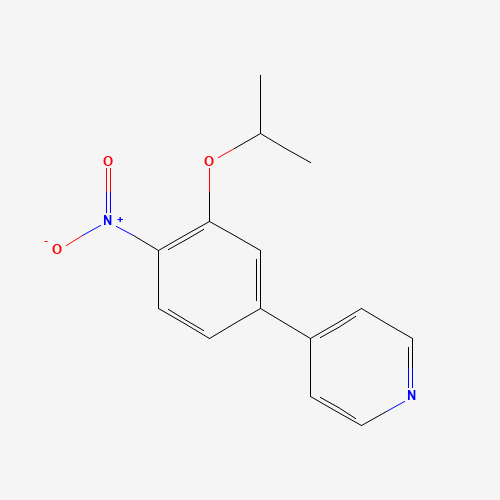 4-(4-nitro-3-propan-2-yloxyphenyl)pyridine (CAS: 1445894-87-0) - Related Chemical Product
