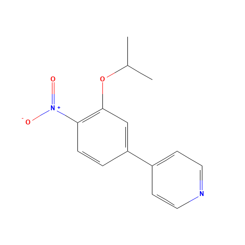4-(4-nitro-3-propan-2-yloxyphenyl)pyridine (CAS: 1445894-87-0) - Related Chemical Product