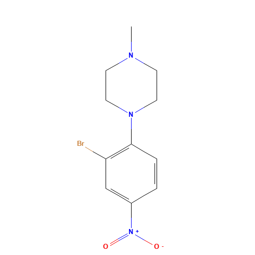 1-(2-bromo-4-nitrophenyl)-4-methylpiperazine (CAS: 477846-54-1) - Related Chemical Product