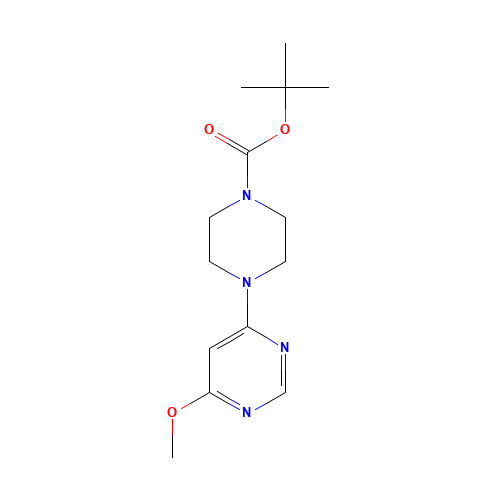 tert-butyl 4-(6-methoxypyrimidin-4-yl)piperazine-1-carboxylate (CAS: 1353954-40-1) - Related Chemical Product