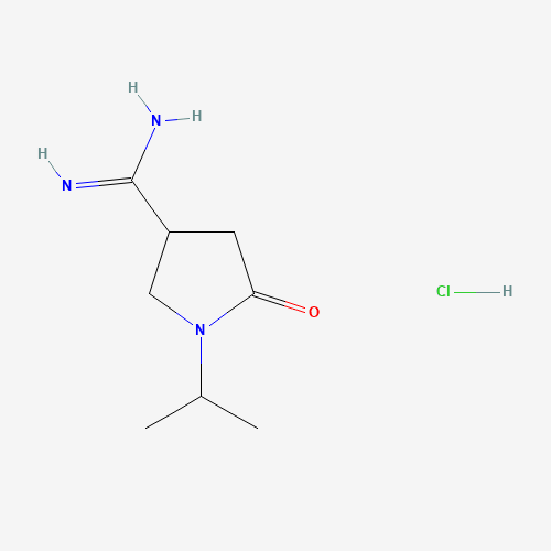 5-oxo-1-propan-2-ylpyrrolidine-3-carboximidamide;hydrochloride (CAS: 1272756-01-0) - Related Chemical Product